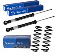 2x SACHS Ammortizzatore + Molle Posteriore Adatto A per Seat Leon Pezzi 5F Con