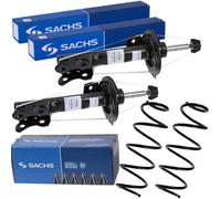 2x SACHS Ammortizzatore + Molle Sospensione Frontale Adatto A per Mercedes