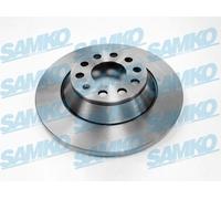2x SAMKO A1015P Disco freno Posteriore per AUDI A6 Avant (4F5, C6) 302mm