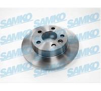 2x SAMKO F1581P Disco freno Posteriore per VW SHARAN (7M8, 7M9, 7M6) 268mm