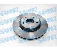 2x SAMKO N2016V Disco freno Anteriore per NISSAN JUKE (F15) X-TRAIL (T31) 296mm