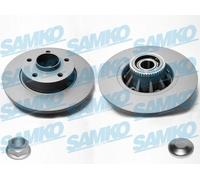 2x SAMKO R1020PRCA Disco freno Posteriore per OPEL Vivaro A Van (X83) 280mm