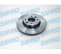 2x SAMKO R1058V Disco freno Anteriore adatto per MERCEDES-BENZ CITAN Mixto (415)