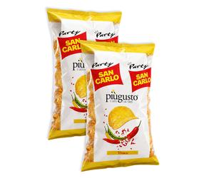 2X San Carlo Più Gusto Vivace Patatine Busta Trasparente 200g