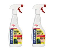 2X Saratoga Quick Kill insetticida multi insetto spray 400ml con presidio medico
