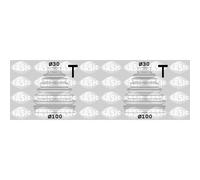 2X SASIC Kit Di Giunti Flessibili Anteriore Per Renault Espace IV