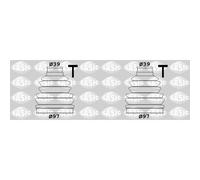 2X SASIC Kit Di Giunti Flessibili Per Citroën C5 III Break TD DE RE