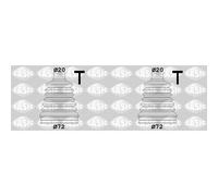 2X SASIC Kit Di Giunti Flessibili Per Peugeot 106 II 1A_ 1C_ 1 Citroën