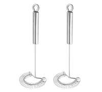 2X Sauce Master Whisk Frullino per Uova Manuale in Acciaio Inossidabile P4Y2