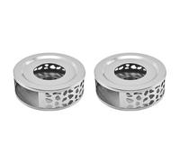 2X Scaldacaffè Scaldacaffè Nel Acciaio Inossidabile Con Porta Tealight Base5260