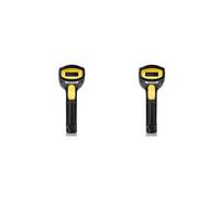 2X Scanner Portatile Wireless 1D 2D per Codici A Barre, Lettore di Codici QR 1D 2D Wireless per Supermercati