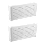 2X Scatola di Immagazzinaggio Del Router Wi-Fi Fissato Al Muro Pannello Sp9462