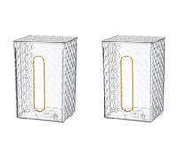 2X Scatola per Fazzoletti per la Casa Scatola per Fazzoletti da Scrivania T4342