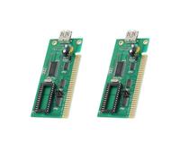 2X Scheda Adattatore da ISA Un USB Interfaccia ISA Un Interfaccia USB per Il Controllo Industriale
