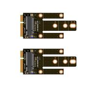 2X Scheda Adattatore da MPCIE A Slot di Espansione KEY-B MINIPCI-e A M.2 NGFF NIC Scheda Adattatore da Interfaccia WIFI A Scheda Adattatore M B