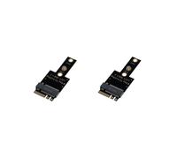2X Scheda Adattatore M.2 e Key per 2230 2242 NVME PCIE 3.0 X4 M.2 NGFF SSD Converter per PC/Laptop/Archiviazione Industriale
