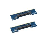 2X Scheda Adattatore per Test Memory Stick per Laptop DDR4 Scheda Adattatore per Test Memory Stick da Memoria A Desktop DDR4 con Scheda Convertitore