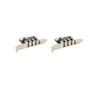 2X Scheda Convertitore USB 2.0 da PCI-e un 4 Porte Scheda Adattatore USB 2.0 PCIE il Chipset MCS9990 Consente La Sostituzione un Caldo Della Scheda