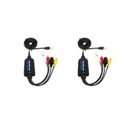 2X Scheda di Acquisizione Video USB 2.0 Scheda di Acquisizione USB un Canale Singolo Dispositivo di Acquisizione AV Convertitore Digitale Senza Unità