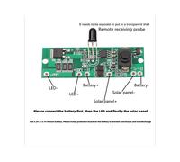 2X Scheda di Controllo del Pannello di Illuminazione Stradale Solare da 3,2 V e 3,7 V con Telecomando Scheda Driver per Illuminazione Stradale Solare