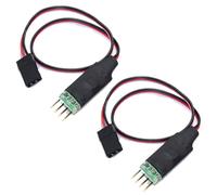 2X Scheda di Controllo Remoto CH3 Modulo di Controllo Della Luce per La Lampada Spia per Auto Modello RC Plug And