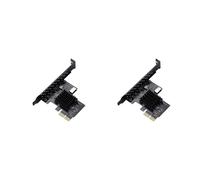 2X Scheda di Espansione Anteriore Type-E PCI-E da 2X Un USB3.1 A-Key Gen2, Scheda Riser Connettore Pannello Frontale Un 20 Pin Interna Type-E da 10