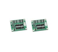 2X Scheda di Protezione per Caricabatterie per Batterie Agli Ioni di Litio 3S 25A, Scheda di Protezione BMS 18650 12V con Bilanciamento per Batterie