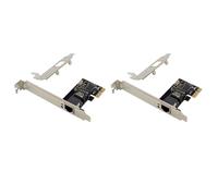 2X Scheda di Rete Gigabit per Server PCIE X1 RJ45 RTL8111C Scheda Adattator8282