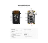 2X Scheda di Sviluppo ESP32-S3 con Schermo da 1,47 Pollici e Touch A Cinque Punti, Supporta WiFi e con Antenna Integrata B