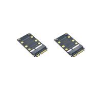 2X Scheda di Test Scheda di Espansione Convertitore Unità A Stato Adattatore PCIE/MSATA per Scheda Wi-Fi PCI Express SSD MSATA