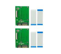 2X Scheda Disco Rigido SSD ZIF / CE da 1,8 Pollici 40 Pin ZD un 7 + 15 Scheda Convertitore Adattatore 22 Pin