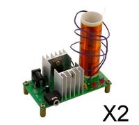 2X Scheda Fai-da-te per Trasmissione Wireless con Altoparlante a Bobina di Tesla