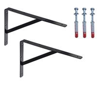 2x Schwerlast Console Parete Scaffale Angolo Vettore Carico Pesante 300 KG Last