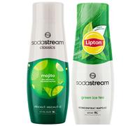 2x Sciroppo per Saturator SODASTREAM MOJITO MOHITO LIPTON CONCENTRATO DI TÈ VERD