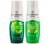 2x Sciroppo per Saturatore SODASTREAM MOJITO MOHITO SUCCO DI LIMONE E LIME PER L