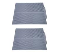 2X Scolapiatti Vassoio Nel Silicone Scolapiatti Grande Lavandino Stendino P3820