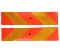 2x Segnale D'Avvertimento di Avvertimento Indicatore Posteriore Trattore Rosso