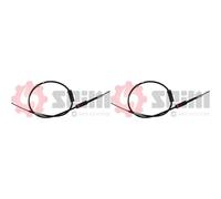 2x SEIM Cavo Del Freno a Mano Flessibile per Ford Mondeo III Turnier BWY