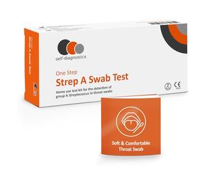 2x self-diagnostics Strep A Swab Test - Tampone Streptococco Rapido Bambini - Promuovere il Benessere Familiare a Casa - Precisione Facile da Usare: La Salute della Tua Famiglia nelle Tue Mani