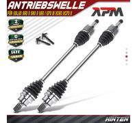 2x Semiasse Posteriore Con ABS Anello At / MT per Ford Kuga I Volvo S60 S80 XC60