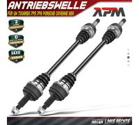 2x Semiasse Posteriore Senza ABS Anello Cambio Automatico per VW Touareg Porsche