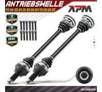2x Semiasse Posteriore Senza Anello ABS per BMW E60 E61 E63 E64 E65 E66 E67
