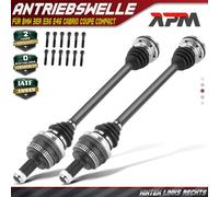 2x Semiasse Posteriore Sinistra Destra Con ABS Anello Automatico per BMW 3er E36