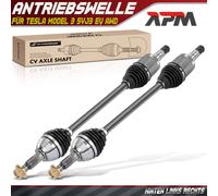 2x Semiasse Posteriore Sinistra Destra Senza ABS Anello Automatico per Tesla