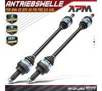 2x Semiasse Posteriore Sinistra Destra Senza Anello ABS Cambio Automatico per