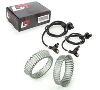 2x Sensore ABS E Anello ABS Set Asse Regolatore Velocità per VW Golf 3 Da 1995