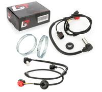 2x Sensore ABS E Anello Set Asse Ant. Regolatore Velocità per Audi A6 C5 Da 1999