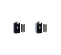 2X Sensore di Rilevamento Umano con Allarme Termico A Infrarossi PIR Wireless con Telecomando, Allarme Anti-Animali da Campeggio All'Aperto