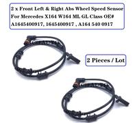 2X sensore di velocità della ruota anteriore Abs per Mercedes X164 W164 ML GL Class 1645400917 1644405541 16444051411645401617 1649058200