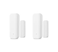 2X Sensore Magnetico Intelligente per Porta Sensore per Porta Zigbee per La Sicurezza Domestica Sensore di Contatto Wireless Programmabile con